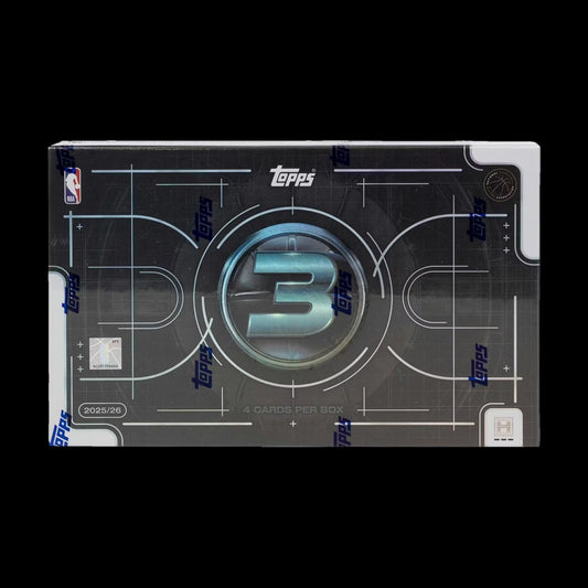 2025-26 Topps Three Basketball Hobby Box - alternate view