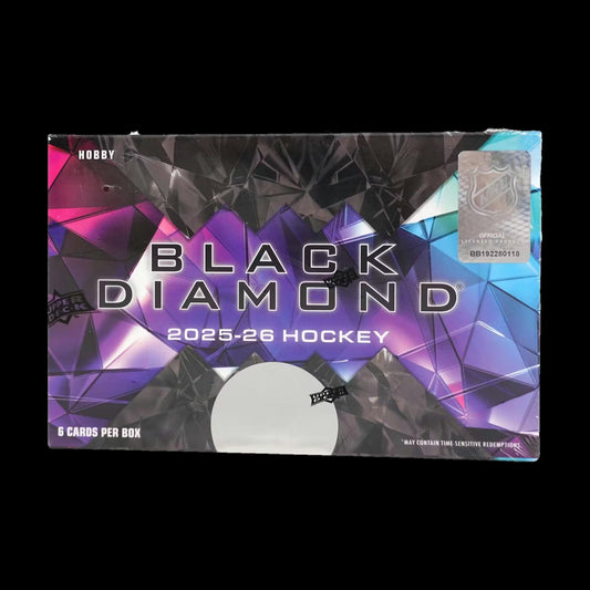 2025-26 Upper Deck Black Diamond Hockey Hobby Box - alternate view