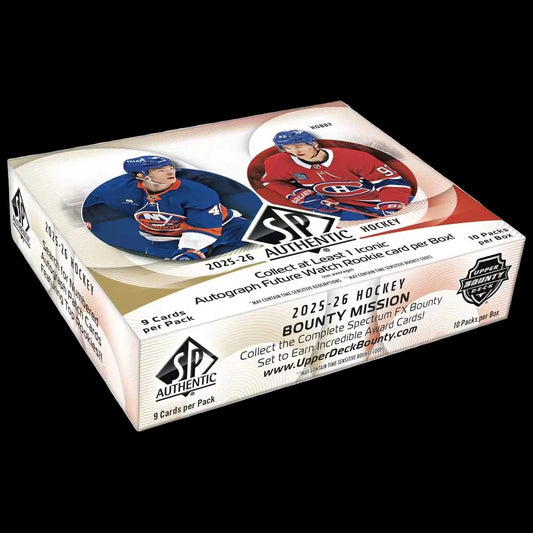 2025-26 Upper Deck SP Authentic Hockey Hobby Box