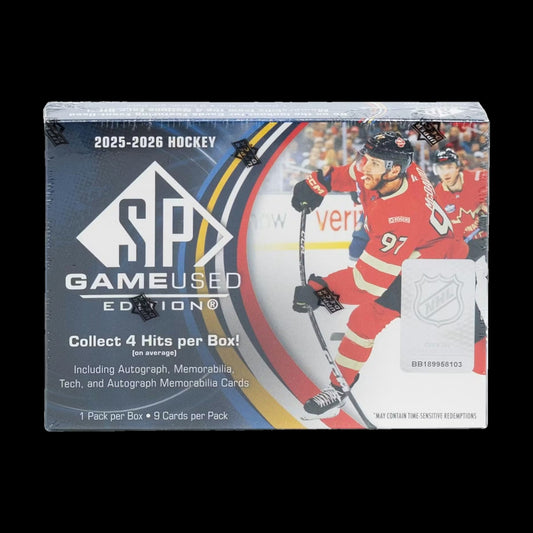 2025-26 Upper Deck SP Game Used Hockey Hobby Box - alternate view