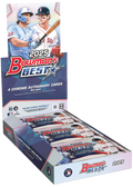 A 2025 Bowman's Best Baseball hobby box featuring four chrome autograph cards per box.