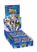 A 2025 Topps Archives Baseball hobby box containing multiple packs of trading cards.