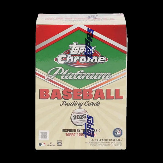 2025 Topps Chrome Platinum Anniversary Baseball Blaster Box - alternate view