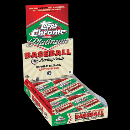 2025 Topps Chrome Platinum Anniversary Baseball Hobby Box - factory sealed