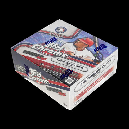 2025 Topps Chrome Update series Baseball Jumbo Box - alternate view