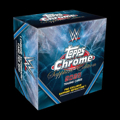 2025 Topps Chrome WWE Wrestling Sapphire Edition Box - alternate view