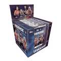 A 2025 Topps WWE Universe hobby box filled with packs of wrestling trading cards.