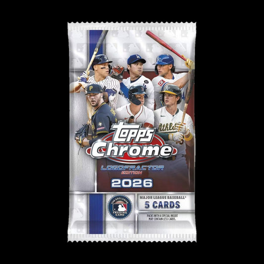 2026 Topps Chrome Baseball Logofractor Edition Box - alternate view