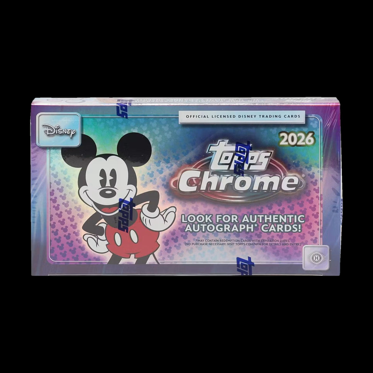2026 Topps Chrome Disney Hobby Box - alternate view