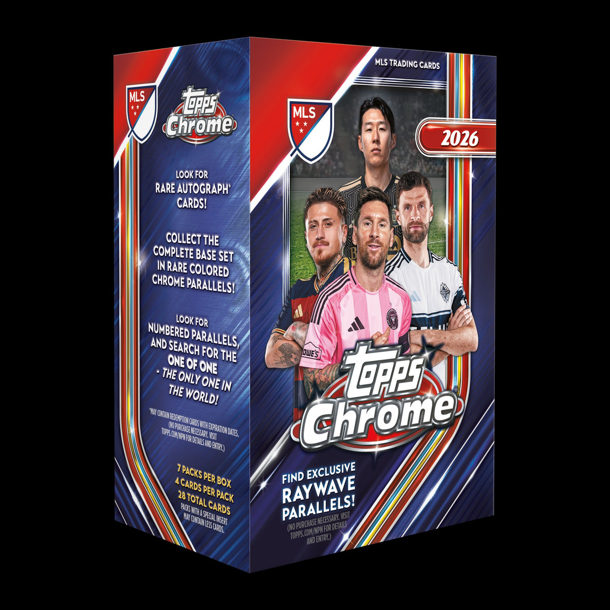 2026 Topps Chrome MLS Soccer Value Box - sealed box front