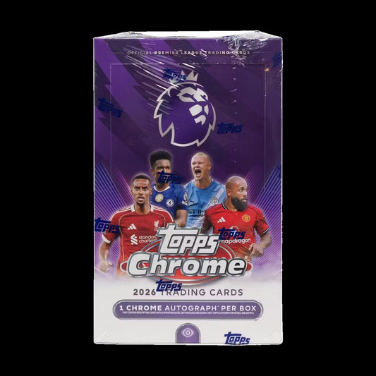 2026 Topps Chrome Premier League Soccer Hobby Box - alternate view