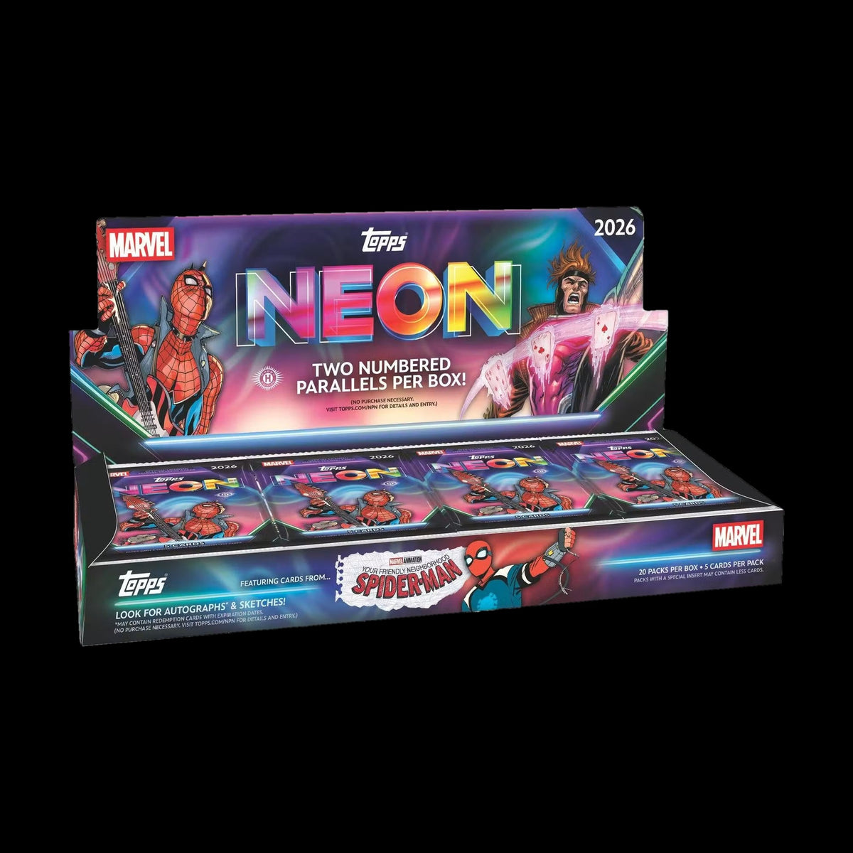 2026 Topps Marvel Neon Hobby Box
