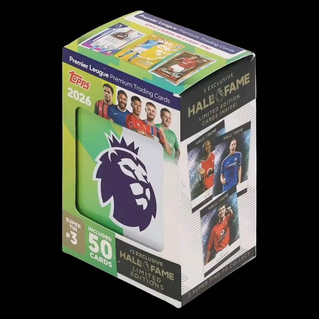 2026 Topps Premier League EPL Soccer Super Tin