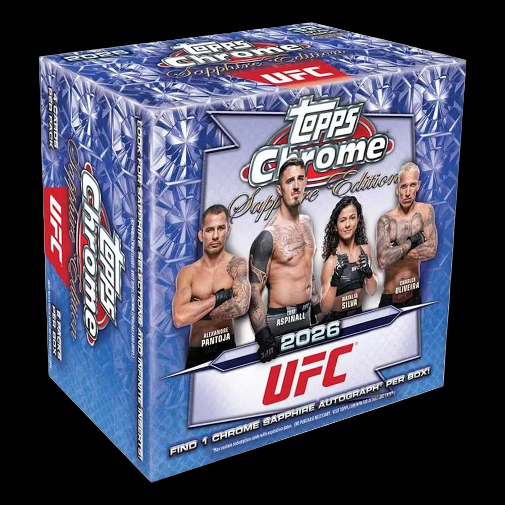 2026 Topps UFC Chrome Sapphire Edition Box
