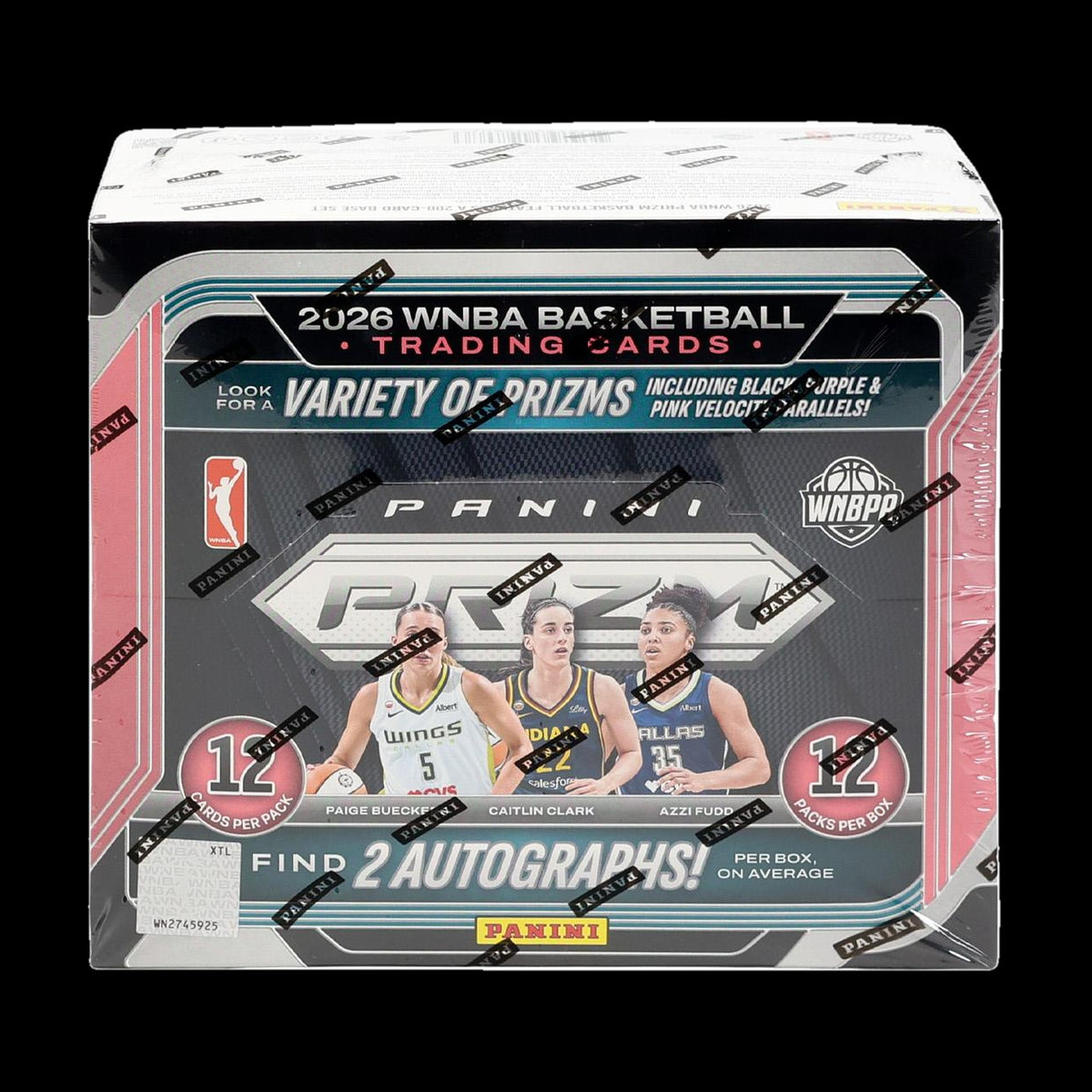2026 Panini Prizm WNBA Basketball Hobby Box, sealed box front