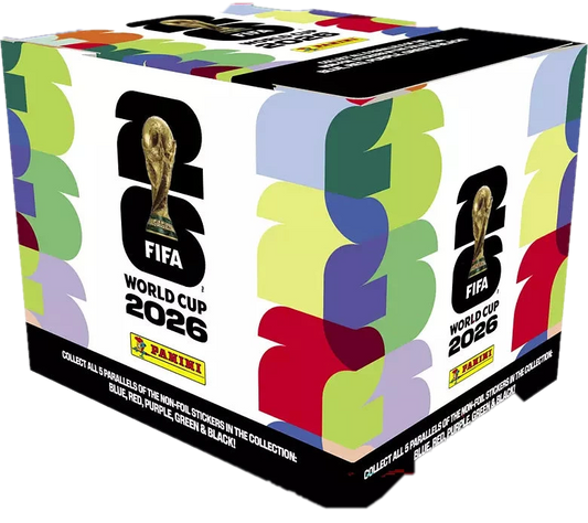 2026 World Cup Soccer Stickers 50ct Box