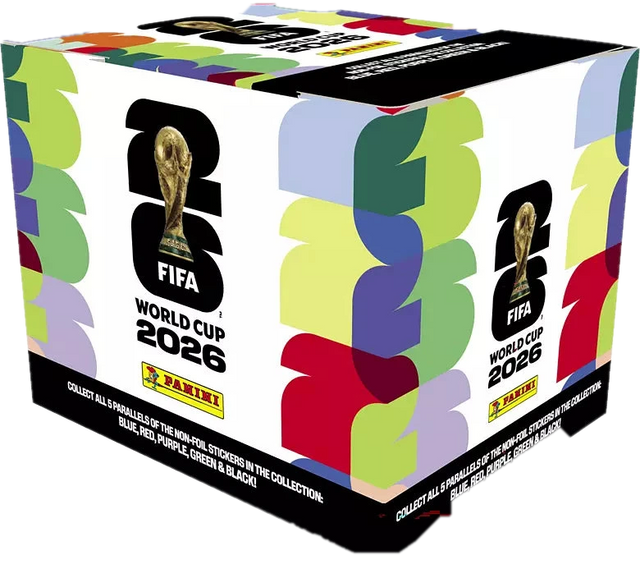 2026 World Cup Soccer Stickers 50ct Box