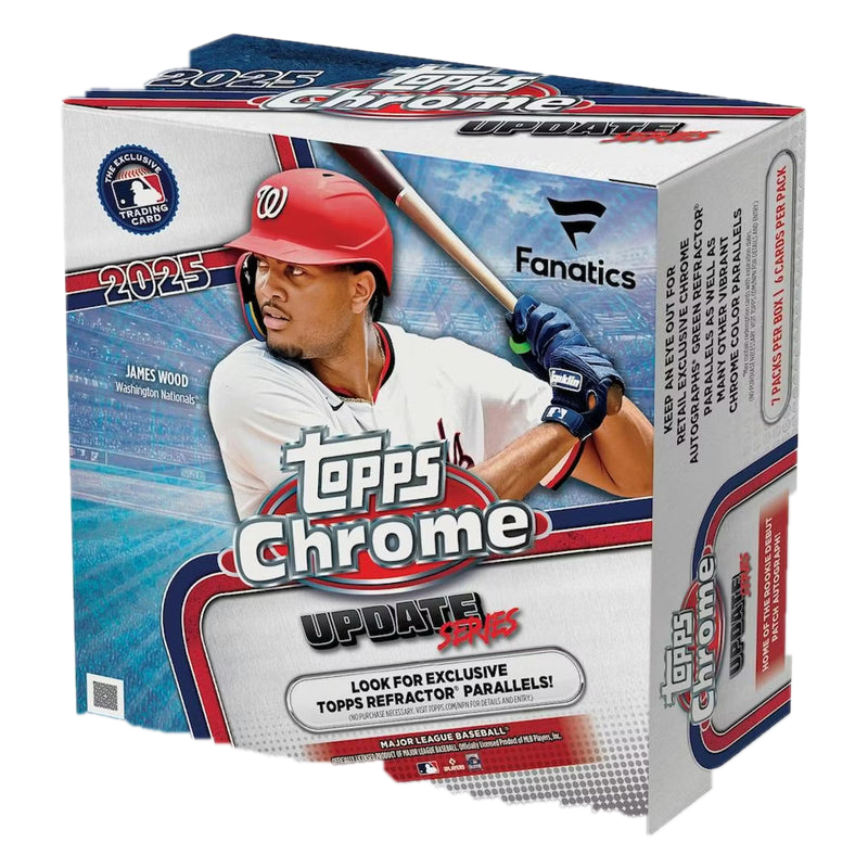 2025 Topps Chrome Update Series Baseball Mega Box