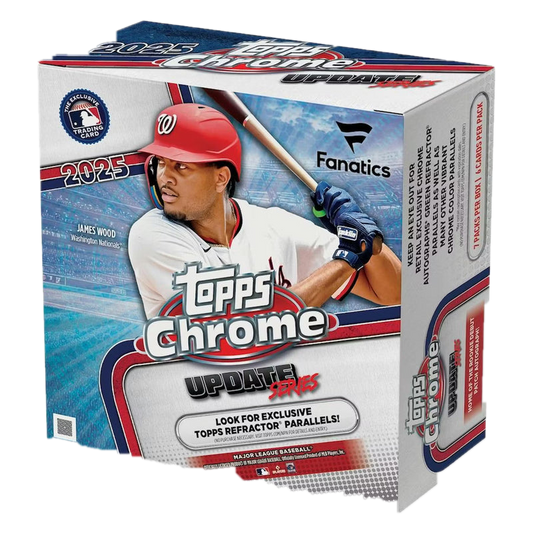 2025 Topps Chrome Update Series Baseball Mega Box