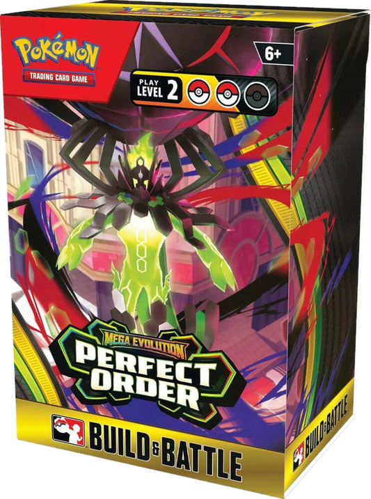A Pokemon Perfect Order Build and Battle box featuring Zygarde on the packaging.