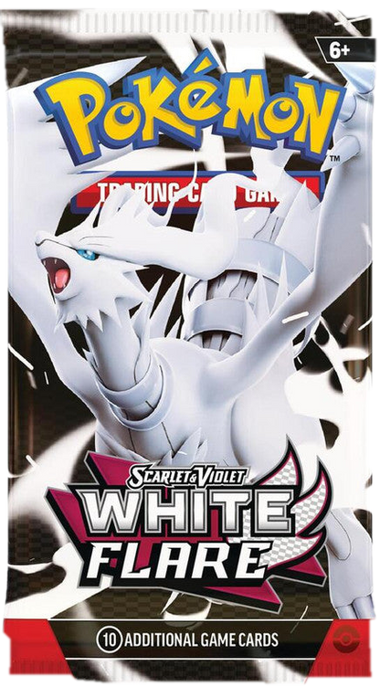 Pokemon White Flare Elite Trainer Box (SV10.5) ETB - pack inside