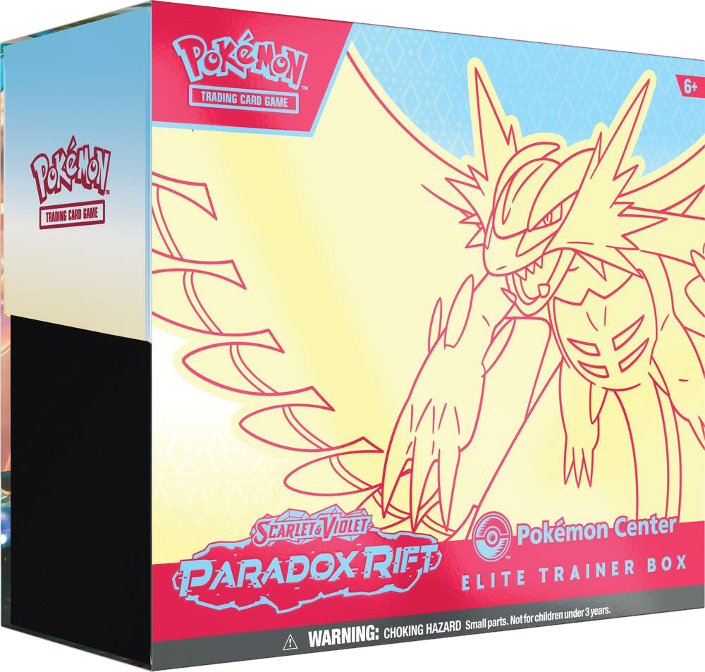 Pokemon Paradox Rift Pokemon Center Elite Trainer Box (SV04) ETB - Roaring Moon
