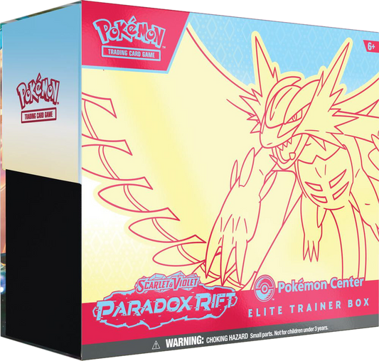 Pokemon Paradox Rift Pokemon Center Elite Trainer Box (SV04) ETB - Roaring Moon