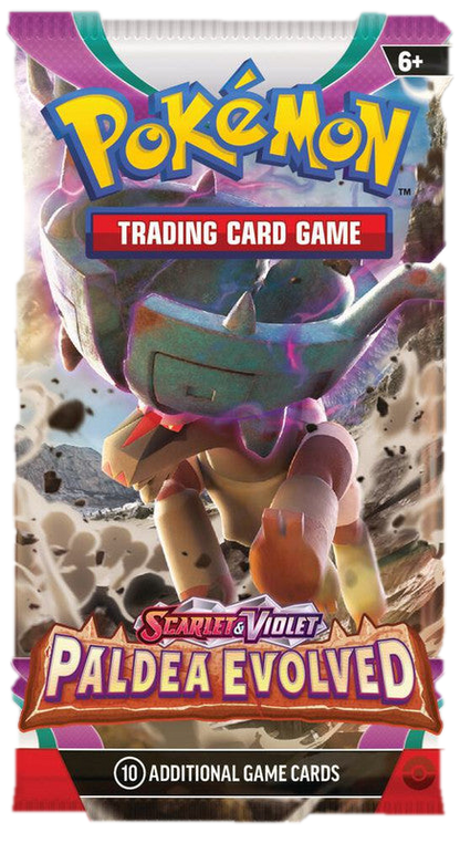 Pokemon Paldea Evolved Pokemon Center Elite Trainer Box (SV02) ETB - pack inside