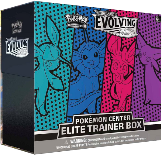 Pokemon Evolving Skies Pokemon Center Elite Trainer Box (SWSH07) ETB - Glaceon