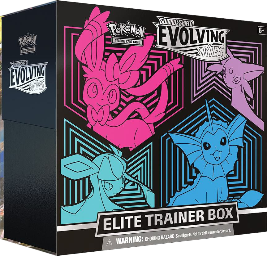 Pokemon Evolving Skies Elite Trainer Box (SWSH07) ETB - Glaceon