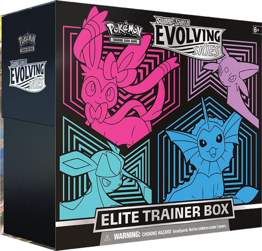 Pokemon Evolving Skies Elite Trainer Box (SWSH07) ETB - Glaceon