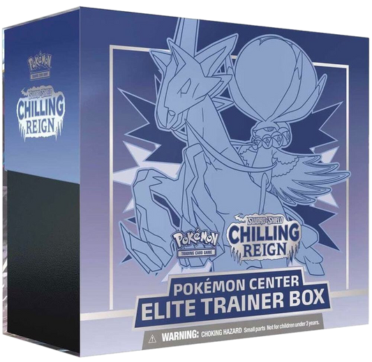 Pokemon Chilling Reign Pokemon Center Elite Trainer Box (SWSH06) ETB - Ice Rider Calyrex