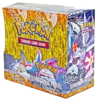 A sealed Pokemon Great Encounters booster box featuring artwork of Dialga and Palkia.