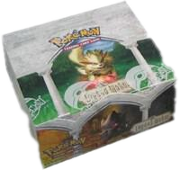 A sealed Pokemon Legend Maker booster box featuring artwork of Mew on the front.