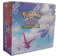 A sealed Pokemon EX Dragon trading card game booster box featuring Latias and Latios.