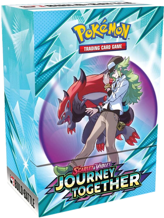 A Pokemon Trading Card Game Journey Together Build and Battle box featuring N and Zoroark.