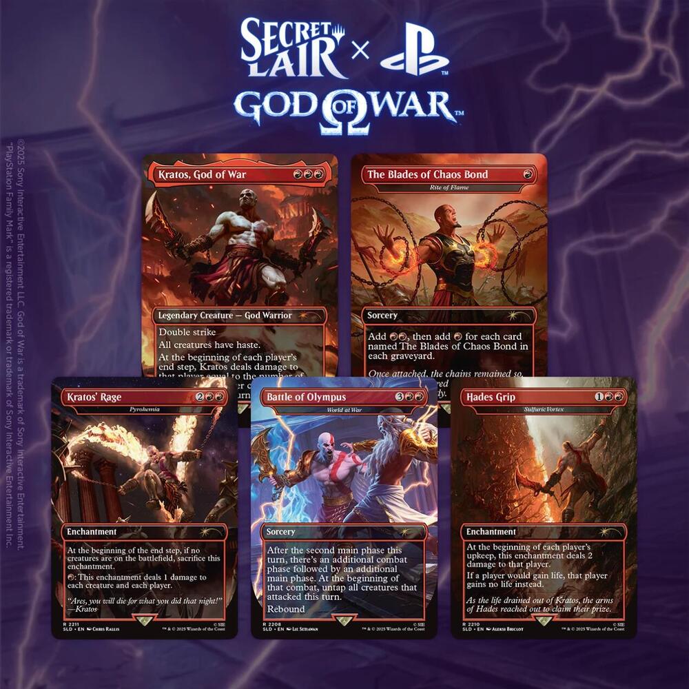 MTG: Secret Lair x God of War: Greek - Non-Foil Edition