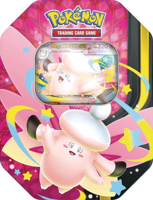 Pokemon Mega Moonlit Tin ( Mega Clefable EX )