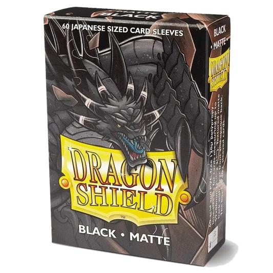 Dragon Shield Japanese Matte Sleeves - Black