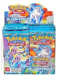 A sealed Pokemon Plasma Freeze booster box featuring Deoxys and Thundurus artwork.