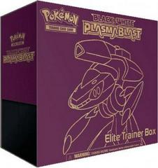 A purple Pokemon Black and White Plasma Blast Elite Trainer Box featuring Genesect artwork.
