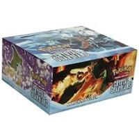 A sealed Pokemon Crystal Guardians booster box featuring Charizard artwork on the front.