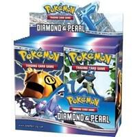 A sealed Pokemon Diamond and Pearl booster box featuring Electivire and Lucario on the packaging.