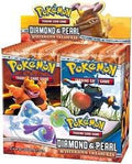 A sealed Pokemon Mysterious Treasures booster box featuring Magmortar and Croagunk artwork.