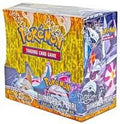 A sealed Pokemon Great Encounters booster box featuring artwork of Dialga and Palkia.
