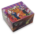A sealed Pokemon Gym Challenge booster box featuring artwork of gym leaders on the lid.