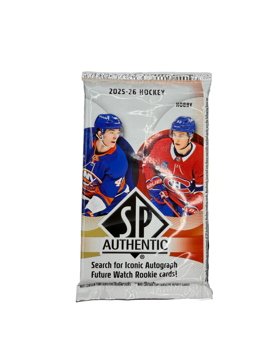 2025-26 Upper Deck SP Authentic Hockey Hobby Pack