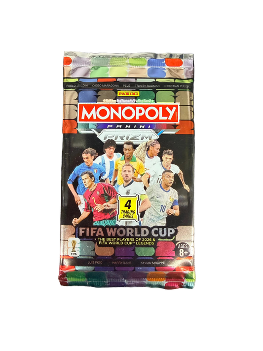 2026 Panini Prizm Monopoly FIFA World Cup Soccer Blaster Pack