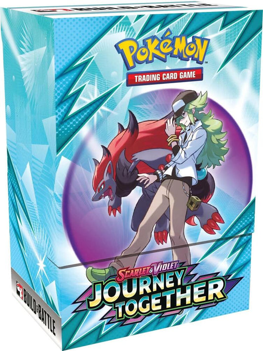 A Pokemon Trading Card Game Journey Together Build and Battle box featuring N and Zoroark.