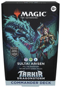 A Magic the Gathering Tarkir Dragonstorm Commander deck box featuring the Sultai Arisen theme.